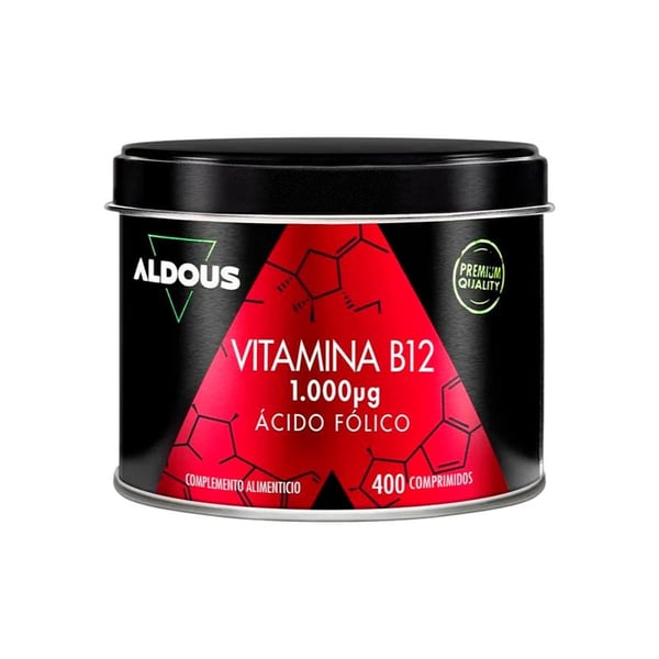Vitamina B12 com Ácido Fólico Aldous (400 comprimidos)