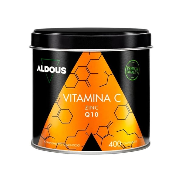 Vitamina C com Zinco e Coenzima Q10 Aldous (400 comprimidos)