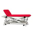 Marquesa elétrica para pediatria 62 cm: dois corpos, com subida reta sem deslocação lateral, corrimões, tampa facial e rodas escamoteables