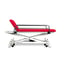 Marquesa elétrica para pediatria 62 cm: dois corpos, com subida reta sem deslocação lateral, corrimões, tampa facial e rodas escamoteables