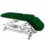 Marquesa elétrica para osteopatia: três corpos, com regulação em altura, respaldo reclinable em negativo, Trendelenburg, portarrolos e rodas escamoteables (dois modelos disponíveis)