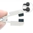 Clip Elétrodo auricular tVNS para estimulação do nervo vadio com TENS (jogo de 2 unidades) Clip Elétrodo auricular tVNS para estimulação do nervo vadio com TENS (jogo de 2 unidades)