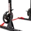 Power Rack de uso doméstico: G310 de BH Fitness com spotters laterais e ganchos ajustables