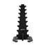 Suporte para halteres para uso doméstico: BH Fitness Dumbbell Rack G505 com estrutura sólida e resistente