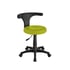 Banco com Respaldo Ergo: Ideal para podolog&iacute;a, pedicura, fisioterapia e setor servi&ccedil;os (cores dispon&iacute;veis) - Cores: Verde - Refer&ecirc;ncia: A351.1028