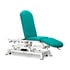 Marquesa el&eacute;trica para osteopatia: tr&ecirc;s corpos, com respaldo reclinable em negativo, portarrolos, tampa facial e rodas escamoteables - Com Trendelenburg: 62x190 - Estofado Standard - Refer&ecirc;ncia: CE-2130-ARPC.62