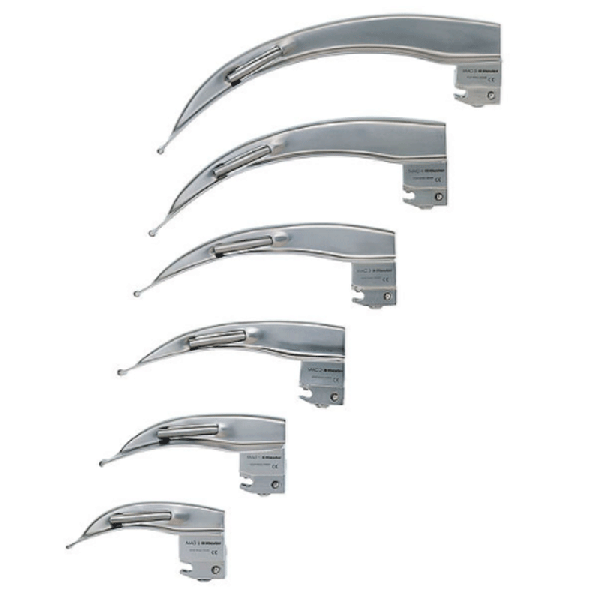 Pás de laringoscopios Riester ri-modul Macintosh de fibra óptica (F.o.)