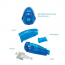 Ejercitador Respiratório Acapella Choice Blue Vibratory: proporciona terapia de pressão espiratoria positiva (PEP)