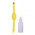 Pulsera recargable de gel hidroalcohólico com bote dispensador de presente (várias cores disponíveis) - Cor: Amarelo - 