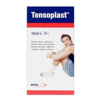 Tensoplast 10 cm x 4,5 metros: Ligadura elástica adesiva Tensoplast 10 cm x 4,5 metros: Ligadura elástica adesiva