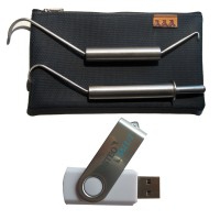 Ganchos de Fibrólisis Diacutánea + USB Informativo + estuche (dois ganchos) Ganchos de Fibrólisis Diacutánea + USB Informativo + estuche (dois ganchos)