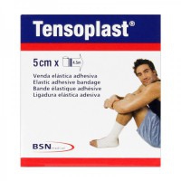 Tensoplast 5 cm x 4,5 metros: Ligadura elástica adesiva Tensoplast 5 cm x 4,5 metros: Ligadura elástica adesiva