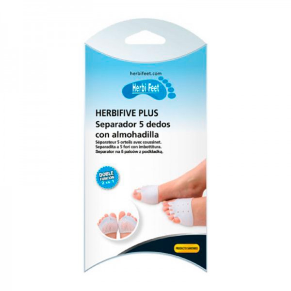 Herbifive Plus: Separador 5 Dedos com almohadilla Herbifive Plus: Separador 5 Dedos com almohadilla