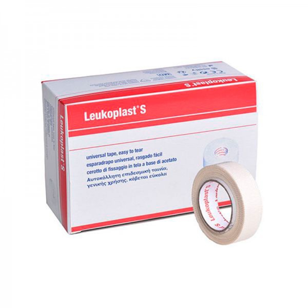 Leukoplast S 1,25cm x 5m (caixa de 24 unidades) Leukoplast S 1,25cm x 5m (caixa de 24 unidades)