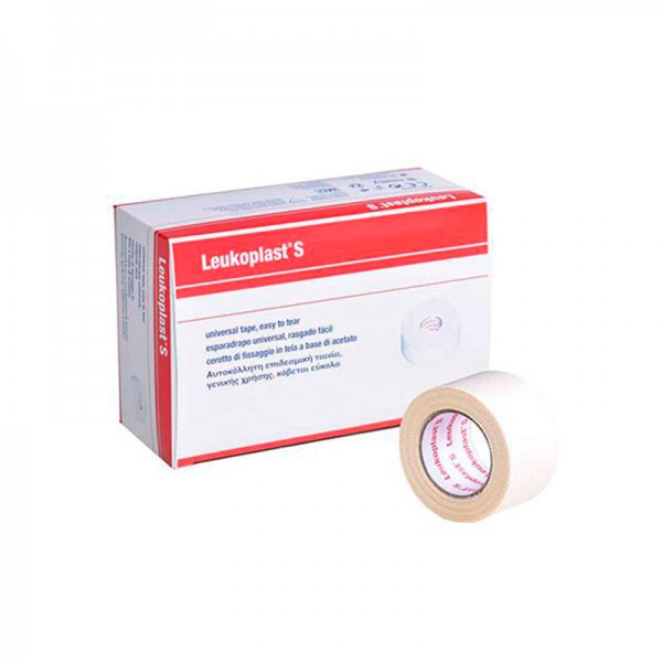 Leukoplast S 2,5cm x 5m (caixa de 12 unidades) Leukoplast S 2,5cm x 5m (caixa de 12 unidades)