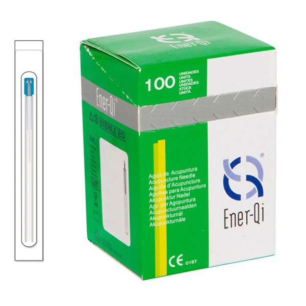 Agulhas Acupuntura - Cabo banhado em prata com cabeça redonda e com script (Ener-qi) Agulhas Acupuntura - Cabo banhado em prata com cabeça redonda e com script (Ener-qi)