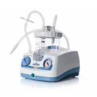 Aspirador de secreções New Aspiret de 15L/min Contentor 1000 ml Aspirador de secreções New Aspiret de 15L/min Contentor 1000 ml
