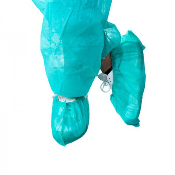 Cubrezapatos de polipropileno 30g cor verde (caixa de 100 unidades) Cubrezapatos de polipropileno 30g cor verde (caixa de 100 unidades)