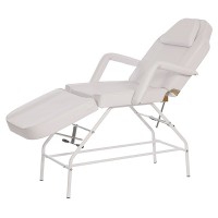 Marquesa cadeirão de estética Mylo: Estrutura fixa de três corpos, inclinação do respaldo e reposapiés regulables e acabados de grande qualidade Marquesa cadeirão de estética Mylo: Estrutura fixa de três corpos, inclinação do respaldo e reposapiés regulables e acabados de grande qualidade