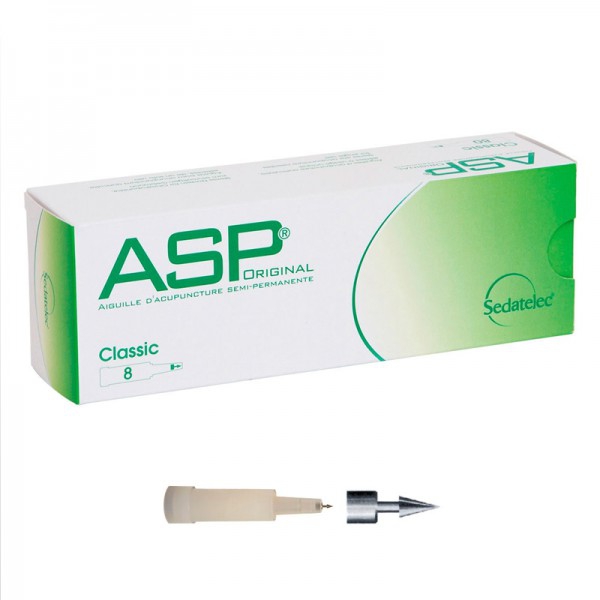 Chinchetas auriculoterapia semipermanente A.S.P. de aço inoxidável (três modelos disponíveis): Inclui aplicador