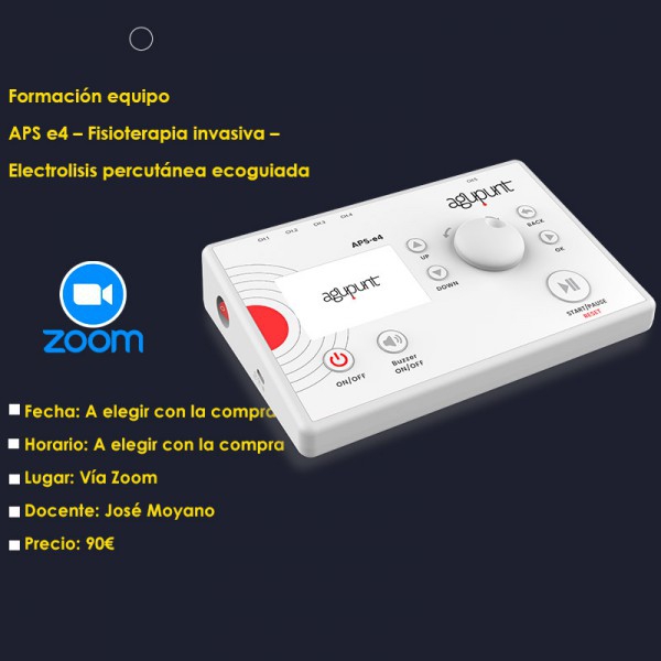 APRENDE A SACAR-LHE O MÁXIMO PROVEITO Ao APSE4: ELECTROLISIS, NEUROMODULACIÓN, ELECTROACUPUNTURA E ELECTROPUNCIÓN SECA - ZOOM APRENDE A SACAR-LHE O MÁXIMO PROVEITO Ao APSE4: ELECTROLISIS, NEUROMODULACIÓN, ELECTROACUPUNTURA E ELECTROPUNCIÓN SECA - ZOOM