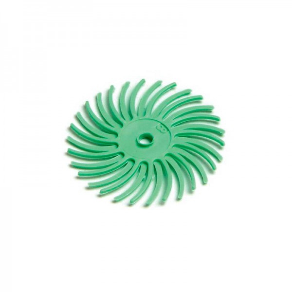 Disco sunburst verde claro 22 mm: grão de uma micra de dedeco (48 uds)