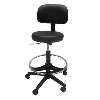 Taburete Kinefis Pró com Respaldo Estofado em Skay, Elevação a Gás, Altura Alto com Reposapiés (Cores Disponíveis) Taburete Kinefis Pró com Respaldo Estofado em Skay, Elevação a Gás, Altura Alto com Reposapiés (Cores Disponíveis)