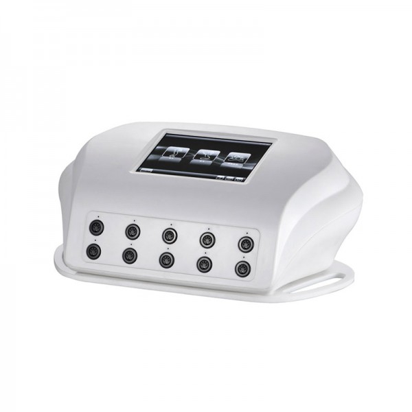 Eletroestimulador profissional digital DigiTech: Equipado com 14 programas diferentes e ecrã táctil de 8 polegadas Eletroestimulador profissional digital DigiTech: Equipado com 14 programas diferentes e ecrã táctil de 8 polegadas