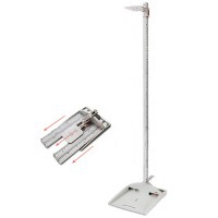 Estadiómetro portátil com base ADE: Medição de 15 - 210 cms