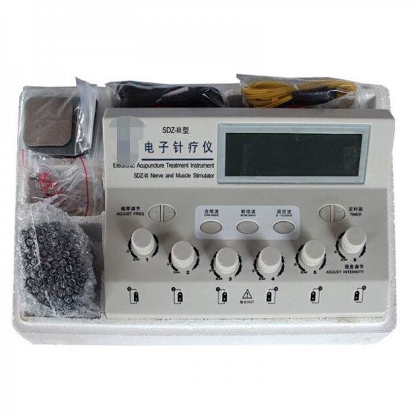 Estimulador de Acupuntura MOD. SDZ-III (6 saídas) com marcado CE0123
