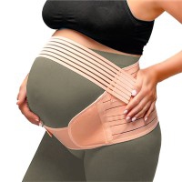 Faixa de Sustentação para Gravidez: Medida Universal, Alívio de Dor Lumbar e Pélvico, Desenho Ergonómico e Transpirável Faixa de Sustentação para Gravidez: Medida Universal, Alívio de Dor Lumbar e Pélvico, Desenho Ergonómico e Transpirável