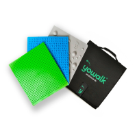 Yowalk® FeetBoard™ PLUS: Inovador tabuleiro modular que simula superfícies naturais para reativar a circulação, corrigir a postura e reduzir o stress (Inclui funda de teia) Yowalk® FeetBoard™ PLUS: Inovador tabuleiro modular que simula superfícies naturais para reativar a circulação, corrigir a postura e reduzir o stress (Inclui funda de teia)