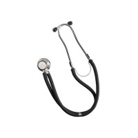 Estetoscopio Riester Ri - Rap Duplo Cano, 40 cm, Preto, Cabeça Dupla Cromada, em Caixa Expositora de Cartão Estetoscopio Riester Ri - Rap Duplo Cano, 40 cm, Preto, Cabeça Dupla Cromada, em Caixa Expositora de Cartão
