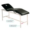 Camilla metálica fixa, três corpos e de altura fixa Kinefis Hunber 182 x 62 Camilla metálica fixa, três corpos e de altura fixa Kinefis Hunber 182 x 62