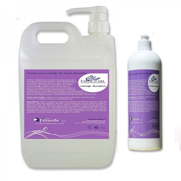 Kinefis Creme Massagem Duraplus 5 Kg (garrafa com dispensador) + 1 Bote de Creme Duraplus 1 Litro de PRESENTE Kinefis Creme Massagem Duraplus 5 Kg (garrafa com dispensador) + 1 Bote de Creme Duraplus 1 Litro de PRESENTE