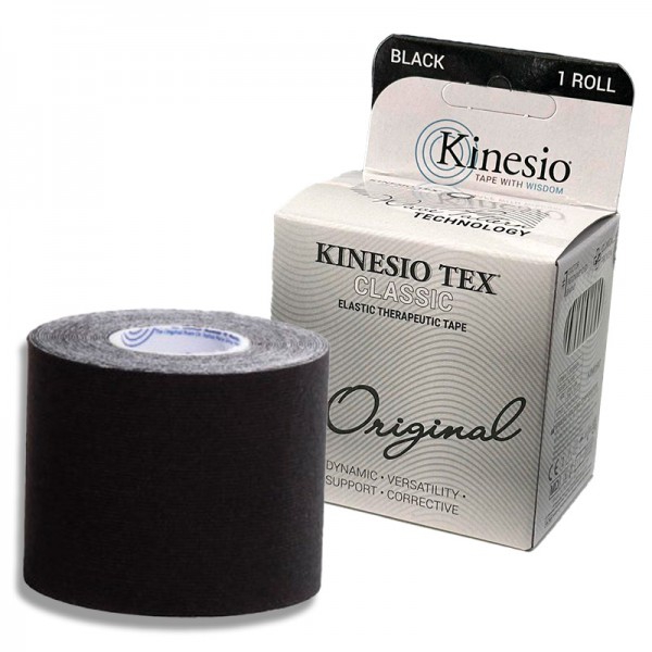 Kinesio Tex Classic 5cmX4m cor Preta Kinesio Tex Classic 5cmX4m cor Preta