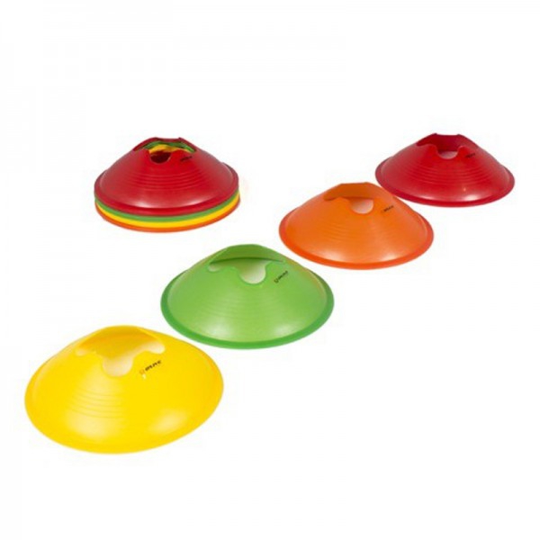 Kit Cones de Velocidade Ou'Live (16 unidades): Ideal para realizar exercícios de agilidade Kit Cones de Velocidade Ou'Live (16 unidades): Ideal para realizar exercícios de agilidade