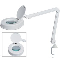 Candeeiro Lupa HF 22W com cinco dioptrias (diferentes ancoragens disponíveis) Candeeiro Lupa HF 22W com cinco dioptrias (diferentes ancoragens disponíveis)