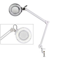 Candeeiro Lupa LED de Luz Fria Expand com três acréscimos (baseie fixação por mordaza) Candeeiro Lupa LED de Luz Fria Expand com três acréscimos (baseie fixação por mordaza)