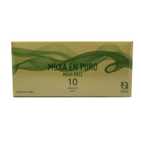 Moxa em charuto de artemísia pura com fumaça "Qing ai tiao" Ener-Qi (10 unidades): Ideal para moxibustión indireta Moxa em charuto de artemísia pura com fumaça "Qing ai tiao" Ener-Qi (10 unidades): Ideal para moxibustión indireta