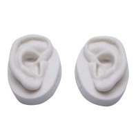 Modelo de orelhas de silicona 7.5 cm (par)