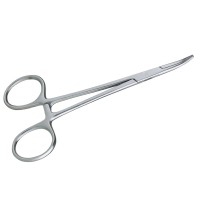 Pinza de Aço Inoxidável com Fechamento de Segurança Ponta Curva 12 cm: Ideal para auriculopuntura Pinza de Aço Inoxidável com Fechamento de Segurança Ponta Curva 12 cm: Ideal para auriculopuntura