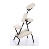Cadeira multifuncional plegable de masaje Kinefis Relax (cores creme e negro) Cadeira multifuncional plegable de masaje Kinefis Relax (cores creme e negro)