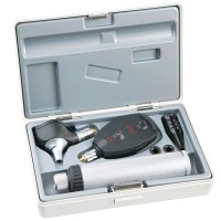 Set Oftalmoscopio Otoscopio Heine K 180 com estuche rígido Set Oftalmoscopio Otoscopio Heine K 180 com estuche rígido