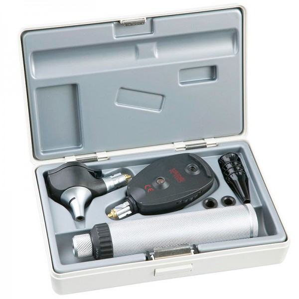 Set Oftalmoscopio Otoscopio Heine K 180 com estuche rígido Set Oftalmoscopio Otoscopio Heine K 180 com estuche rígido