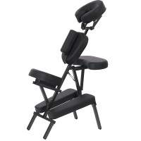 Cadeira multifuncional plegable de masaje com estrutura de alumínio Brium: Com saca de transporte e almofada pectoral incluídos