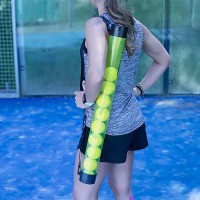 Cano recolhe pelotas ténis/pádel: Com capacidade para 12 - 15 - 21 pelotas Cano recolhe pelotas ténis/pádel: Com capacidade para 12 - 15 - 21 pelotas