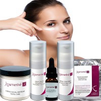 Tratamento Cosmético Antiedad Intensivo Kosmetiké: Serum Tensor + Concentrado Regenerador + Creme Antiedad + Contorno de Olhos + Velo de Colagénio