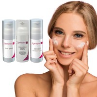 Tratamento Cosmético Fantasia Kosmetiké: Flash tensor + Serum Tensor + Antiage Cream Lebyutí Kosmetiké Gold Tratamento Cosmético Fantasia Kosmetiké: Flash tensor + Serum Tensor + Antiage Cream Lebyutí Kosmetiké Gold