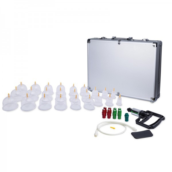 Maletín de ventosas magnéticas (24 unidades) + Pistola + Mangueira para autoaplicación Maletín de ventosas magnéticas (24 unidades) + Pistola + Mangueira para autoaplicación